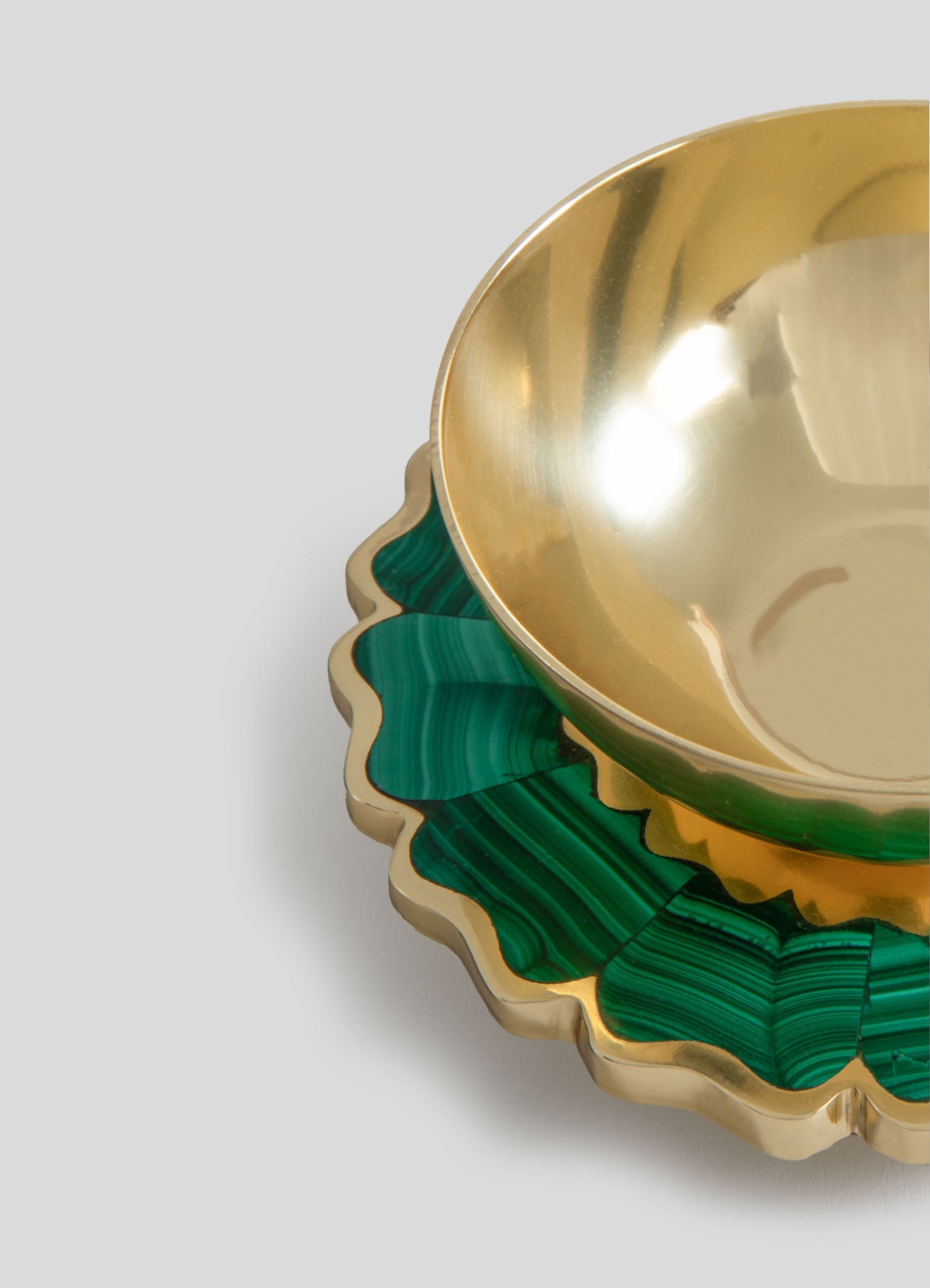 mystical marigold luxury small bowl green