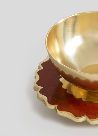 mystical marigold luxury large bowl red