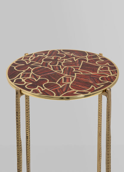 Rummy Brown Side Table