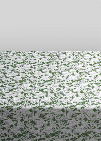 Mantel Verde Ramo de Primavera