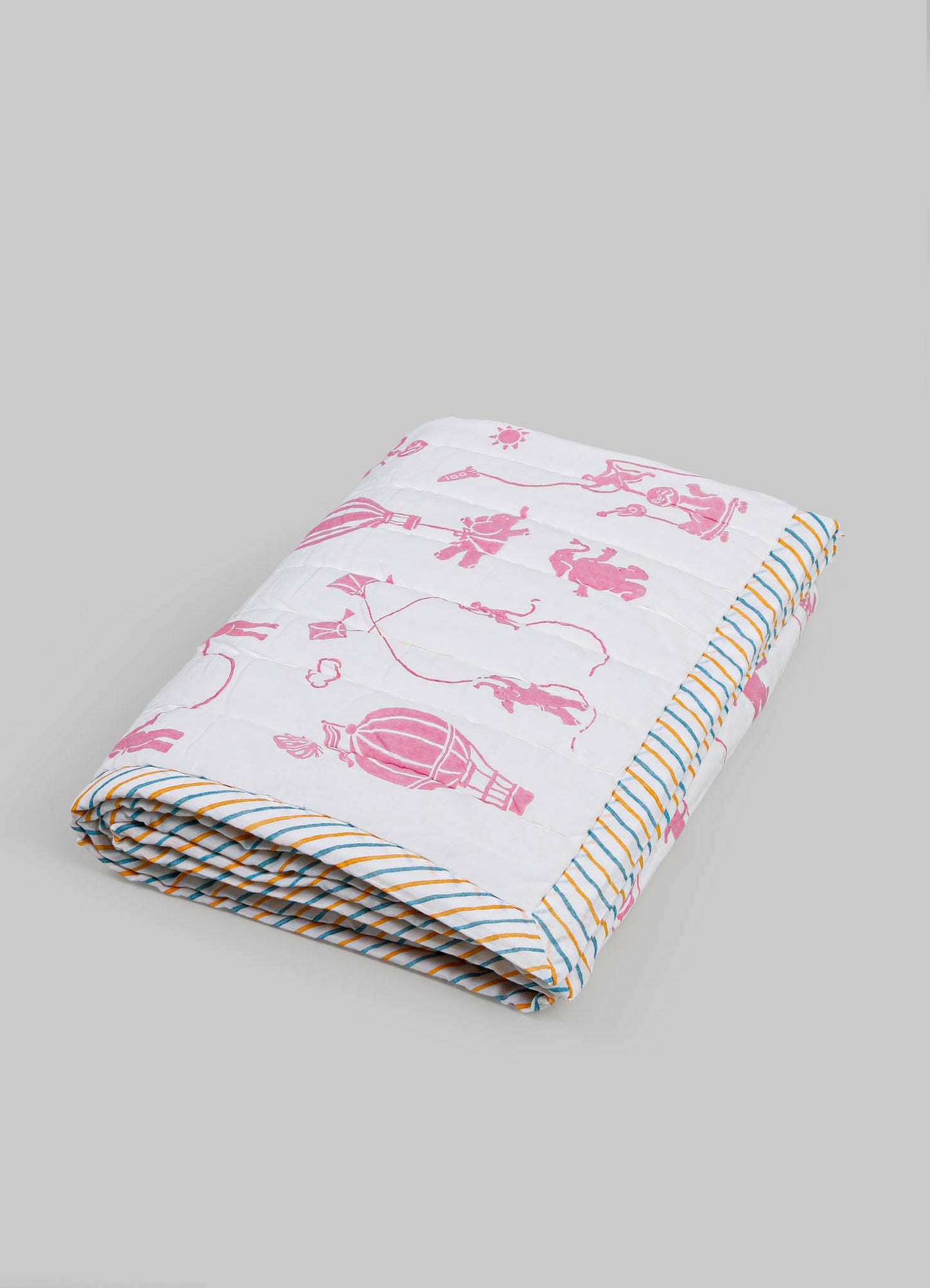 Mela Pink & Orange Quilt