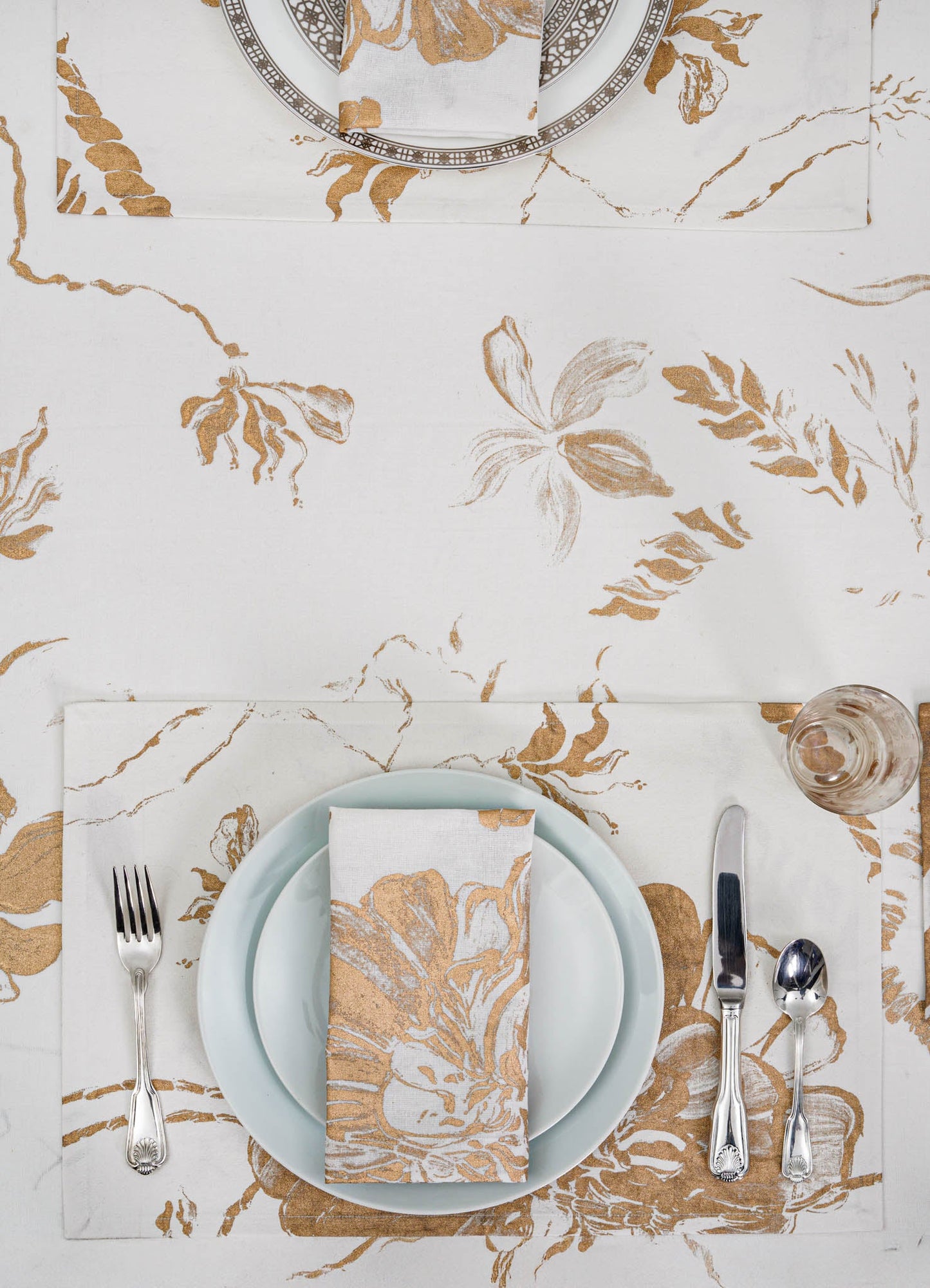 Blossom Gold Placemats - Set of 4