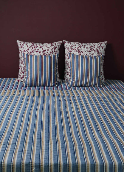 luxury quilt viya spring bouquet maroon