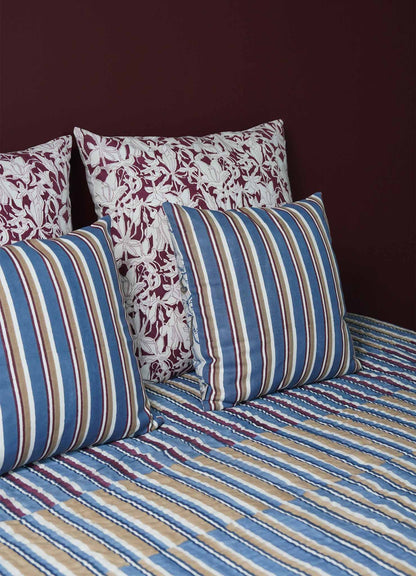 luxury bed quilts viya spring bouquet blue