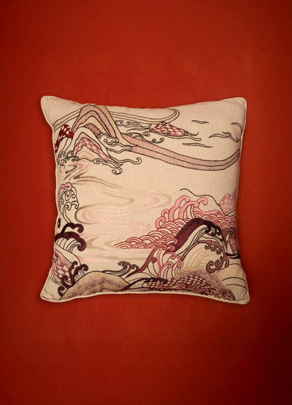 Premium embroidered pillow