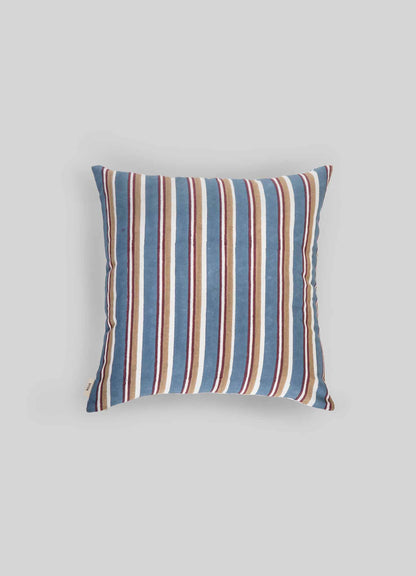 Housse De Coussin Bleu Et Marron Spring Bouquet 45 X 45 Cm