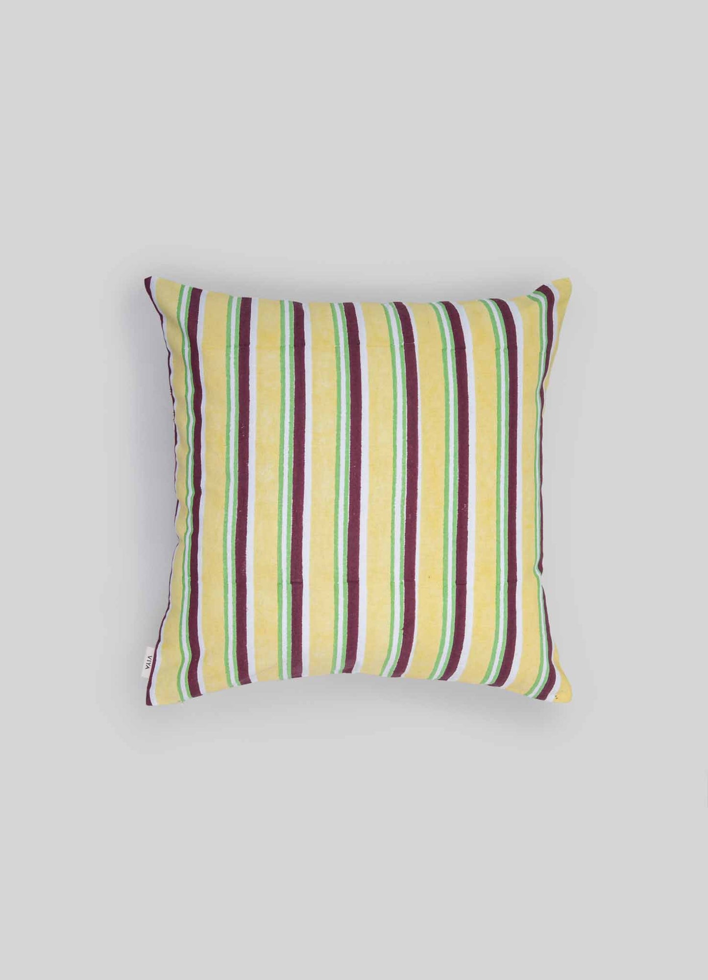 Housse De Coussin Vert Et Jaune Spring Bouquet 45 X 45 Cm