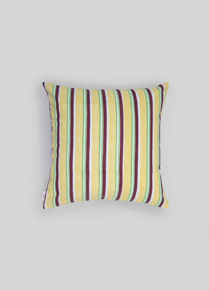 Housse De Coussin Vert Et Jaune Spring Bouquet 45 X 45 Cm
