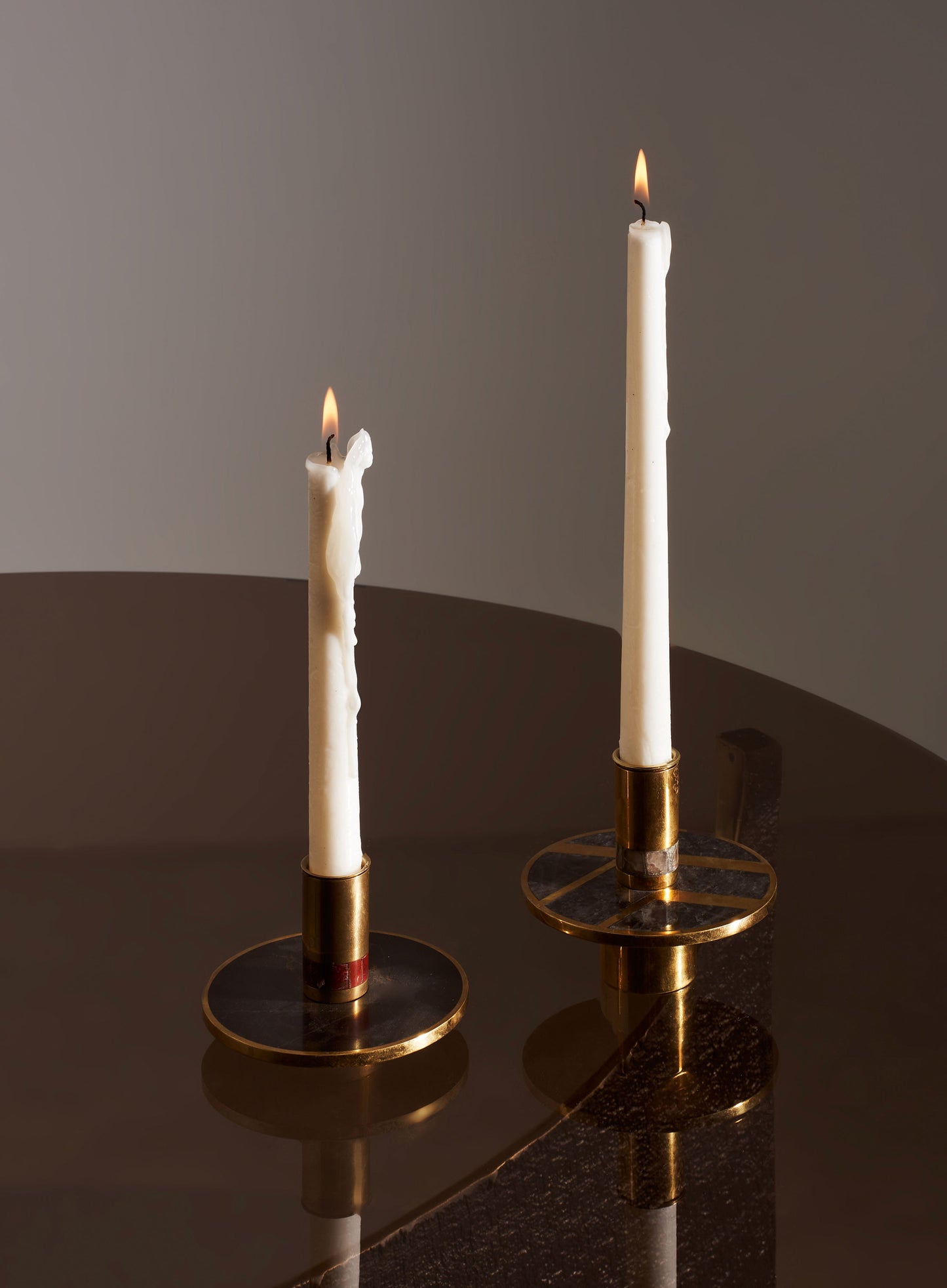 Alta Black Candle Stand