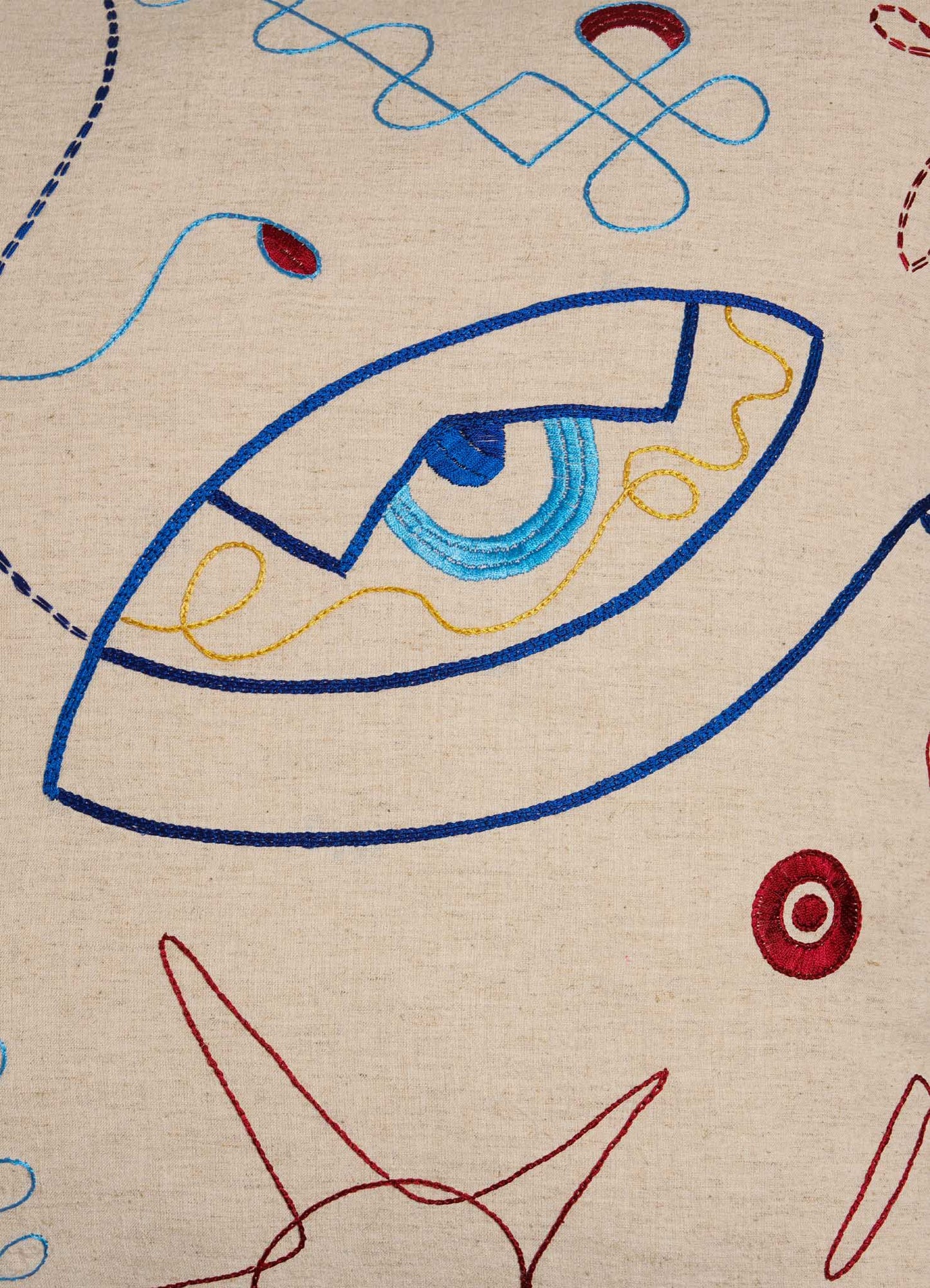 viya evil eye cushion cover 24x24