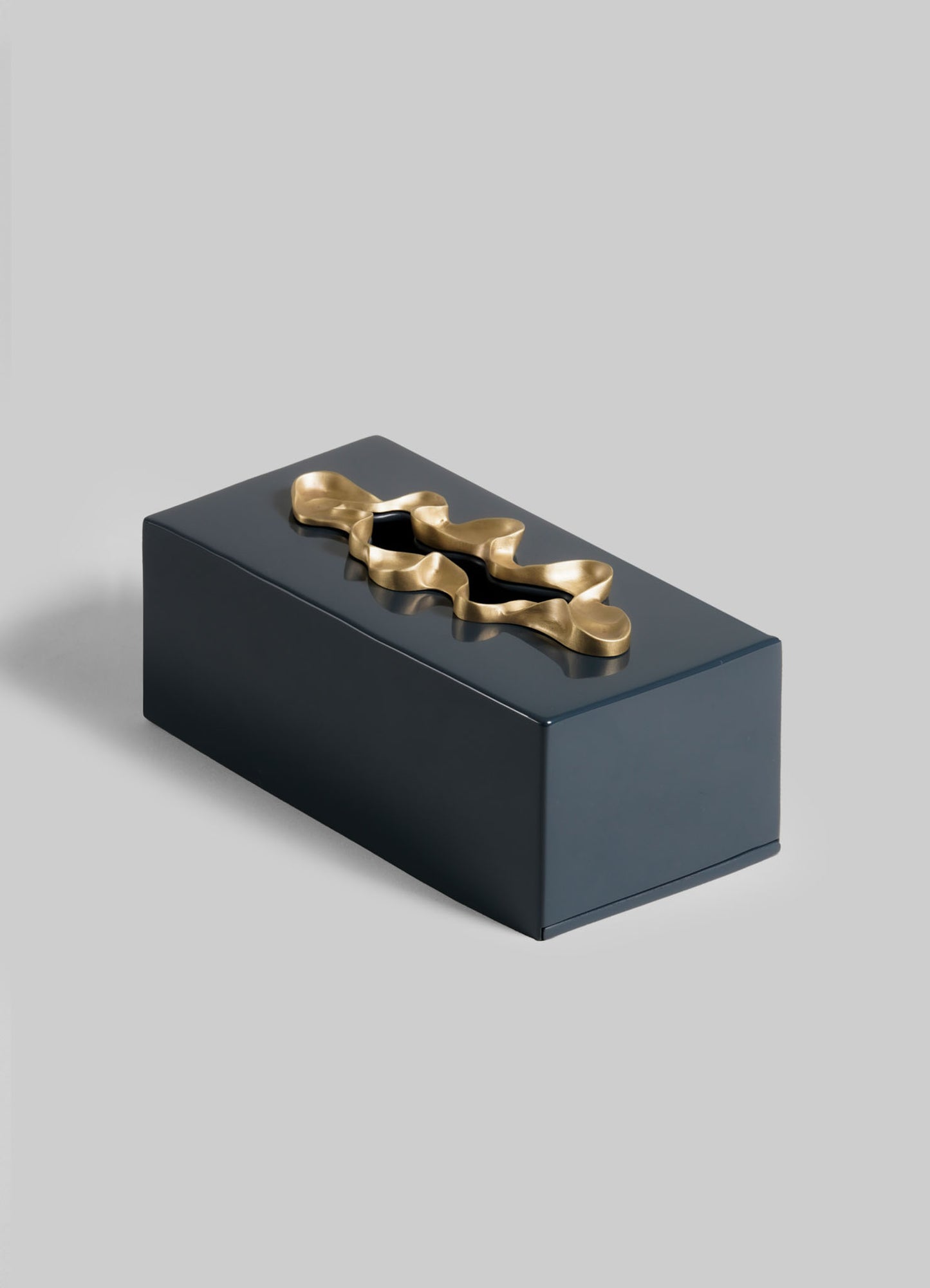 صندوق مناديل الزعفران الكبير