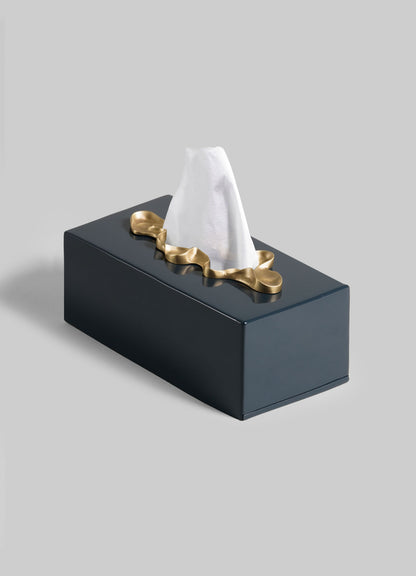 صندوق مناديل الزعفران الكبير