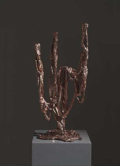 Golden Banyan Candelabra